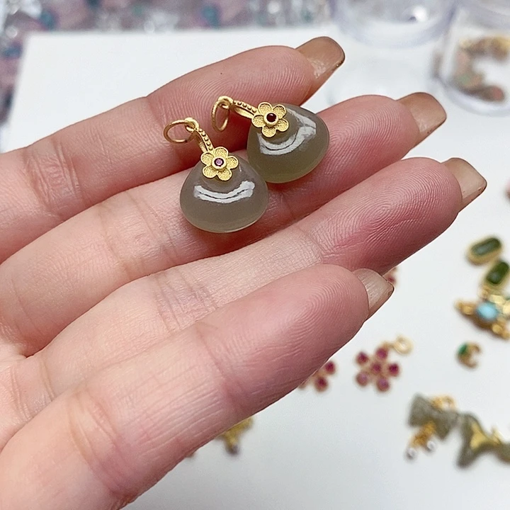 未镶嵌颈饰水晶格****房水晶19