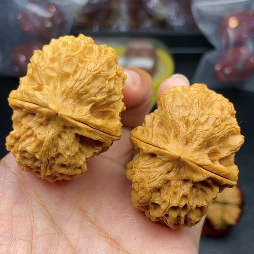 【闪购商品】把件文玩核桃45尺麒麟元宝