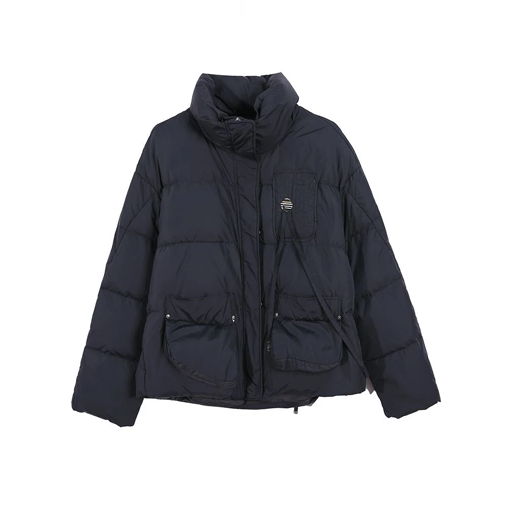 【珀嫚服饰】2024冬季新款遮肉显瘦百搭保暖羽绒服Y-9011