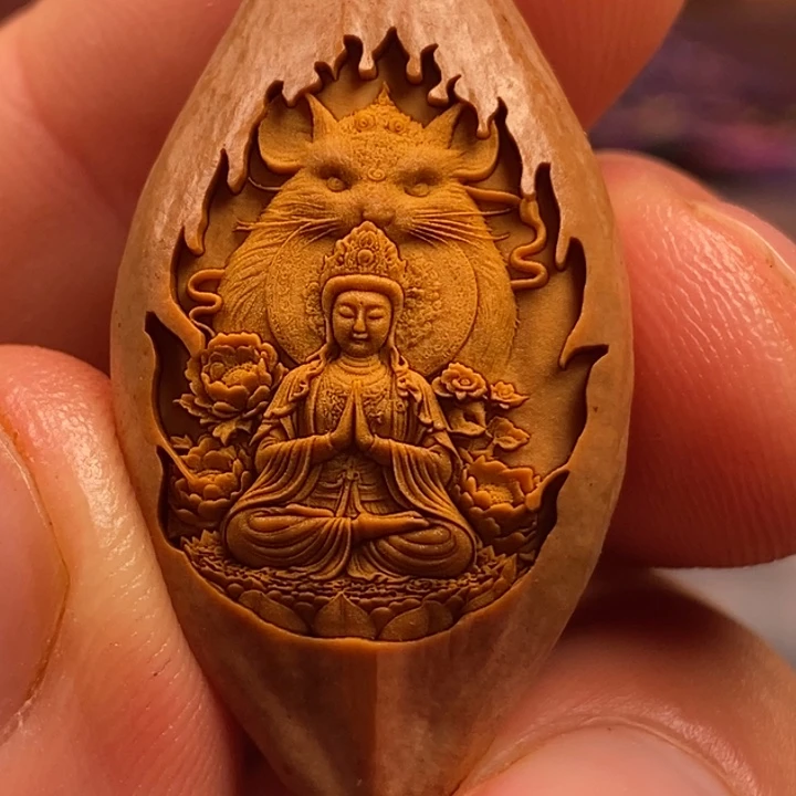 猴头核桃吊坠橄榄