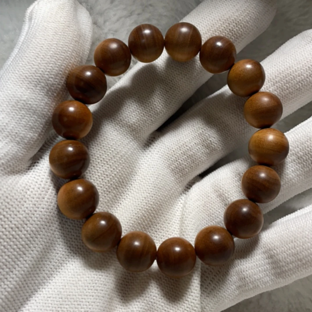 老山檀香1.2单圈手串黑肉横纹  福利款  奶凉韵