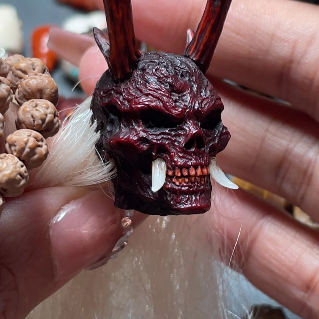 吴*二夜叉王单粒一个手工雕刻