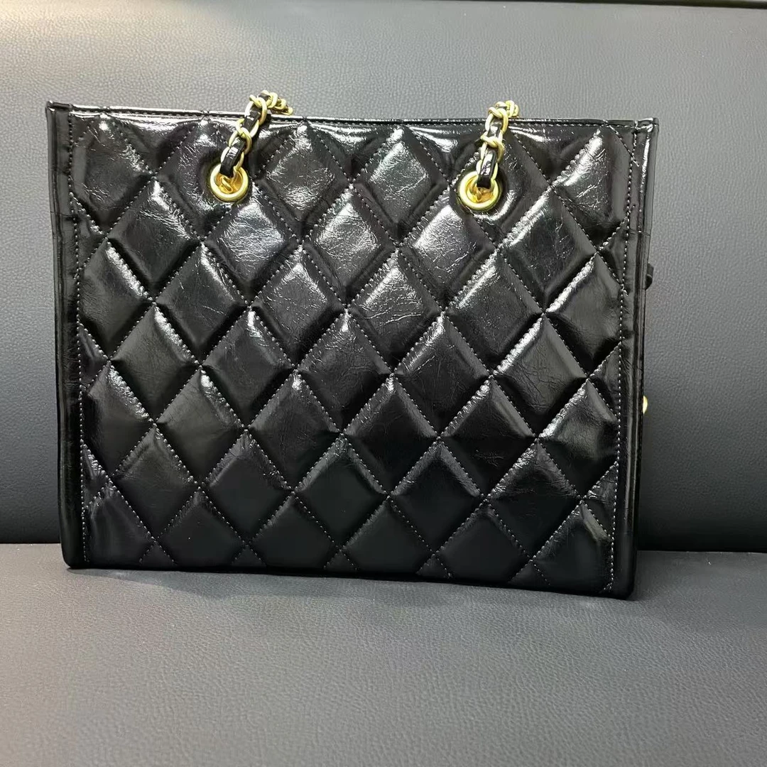 时尚潮流打造真皮女士包时尚斜跨手提包 10896 黑色