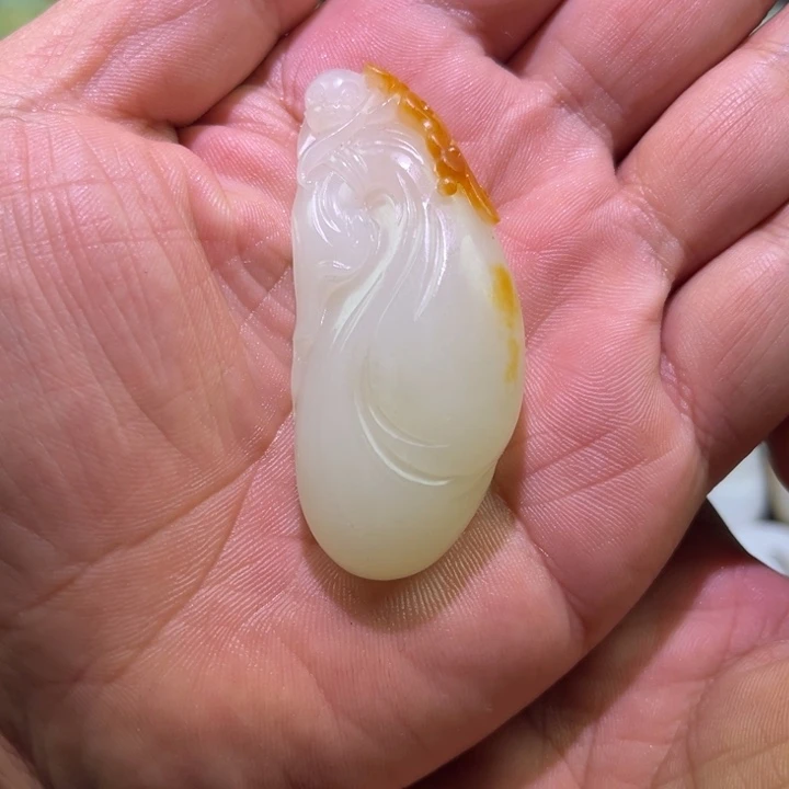 和田玉未镶嵌吊坠(不含链)