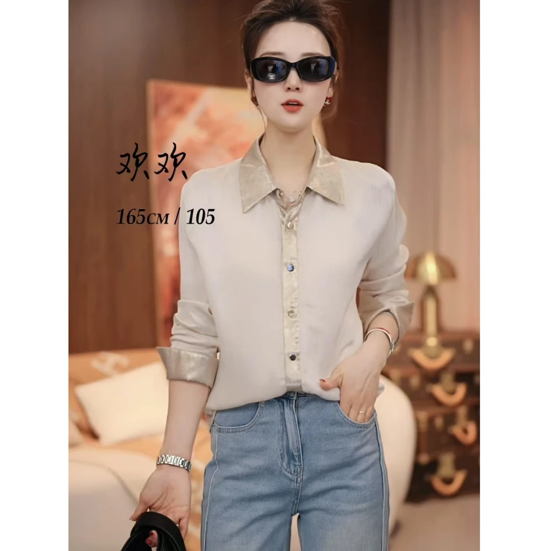 丝绒领女士衬衫H517C01C23448