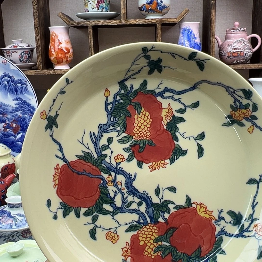 盘陶瓷景德镇陶瓷567老厂瓷70