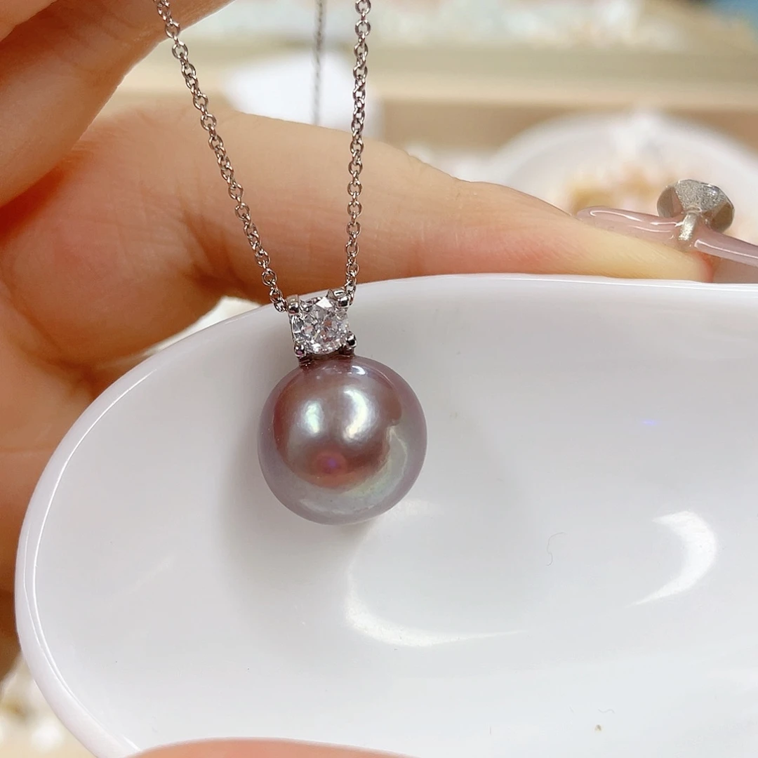 淡水珍珠未镶嵌吊坠(赠链)