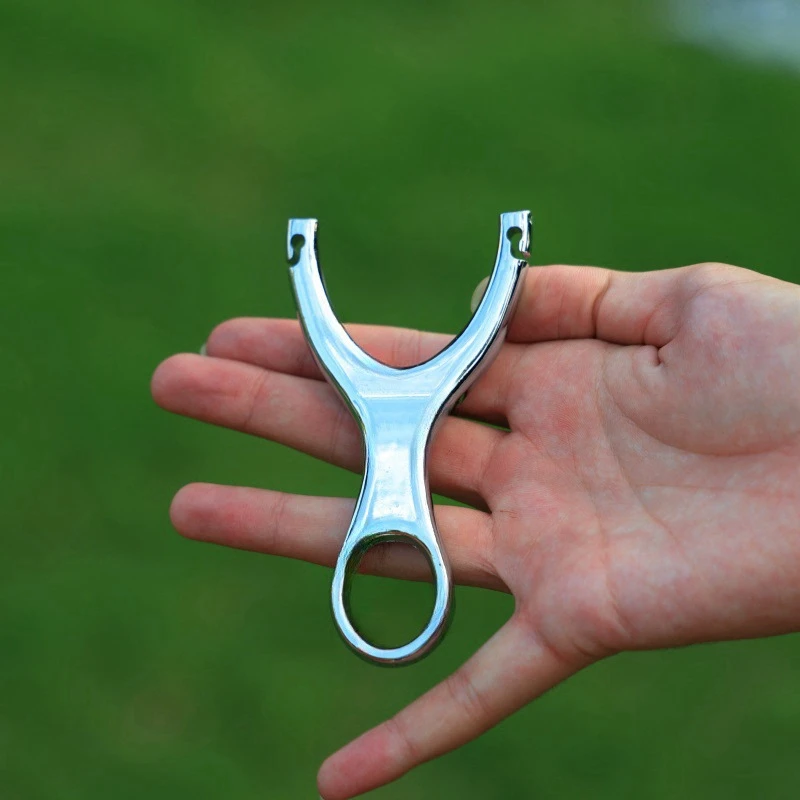 君王弹弓金属器竞技户外单卡304不锈钢专业传统精准定位小弓门弓