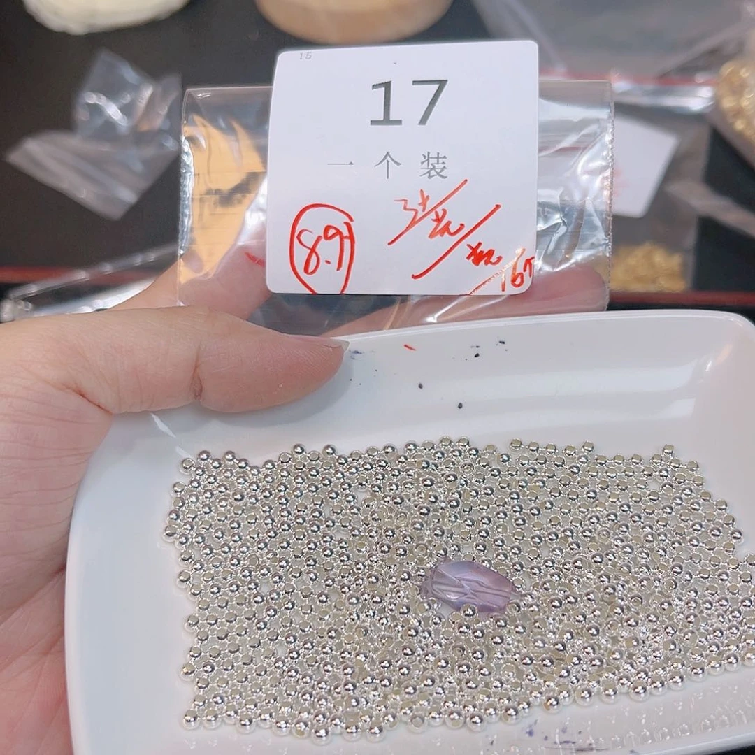 紫晶珠宝半成品银S925镶嵌17