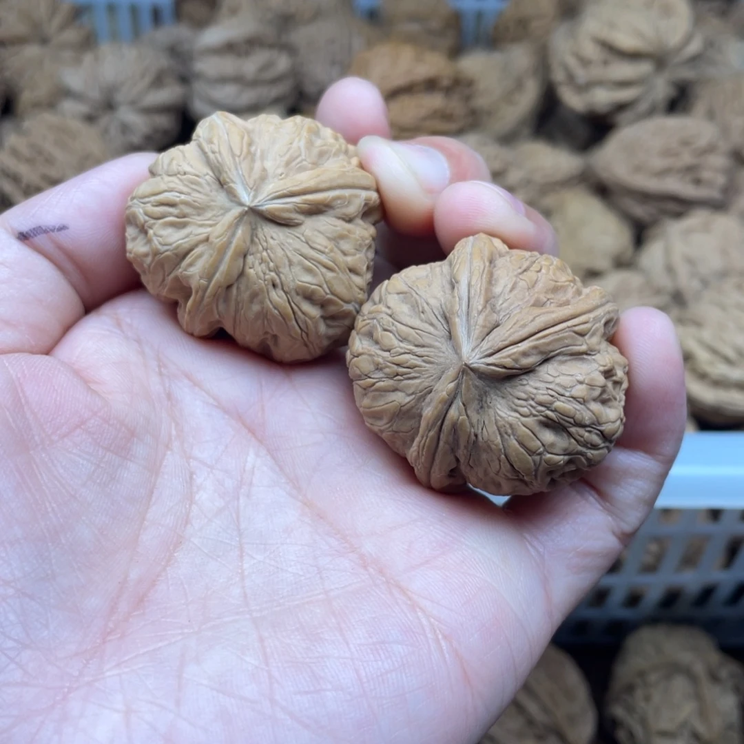 吊坠文玩核桃元宝三愣全品