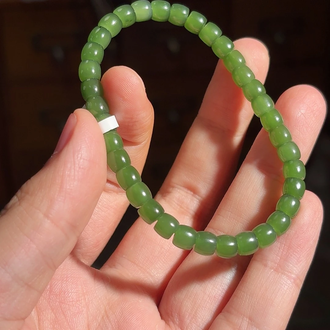 和田玉手串未镶嵌