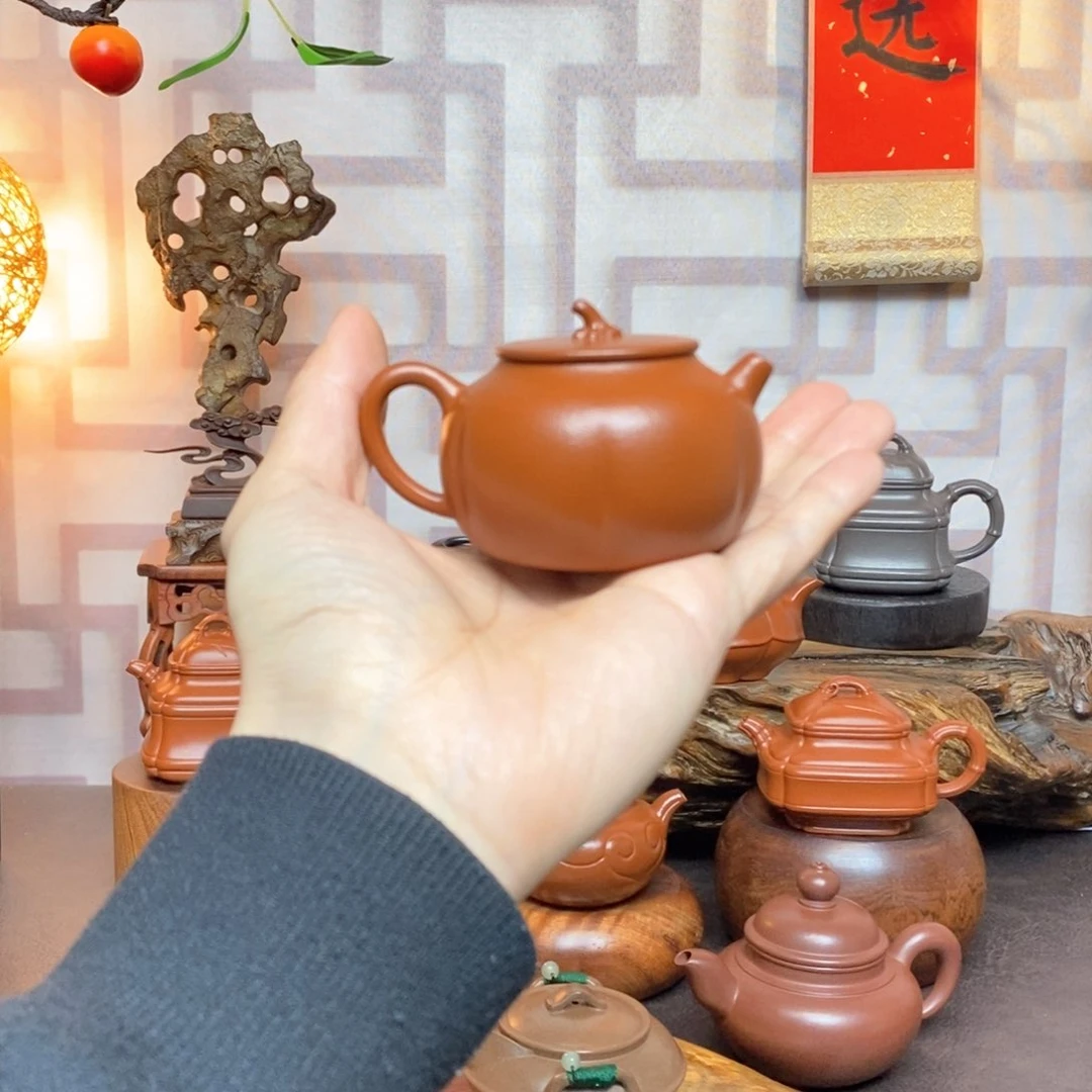 紫砂茶具朱泥南瓜