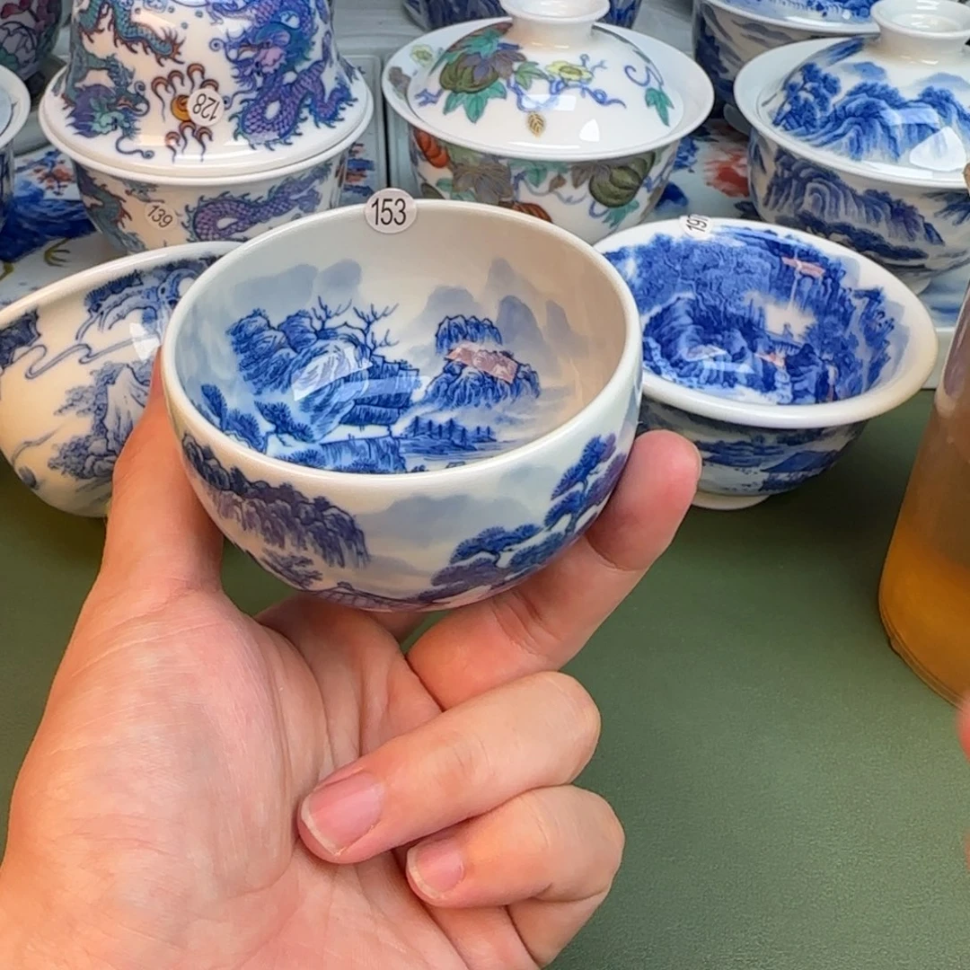 彦祖纯手工手绘茶具153