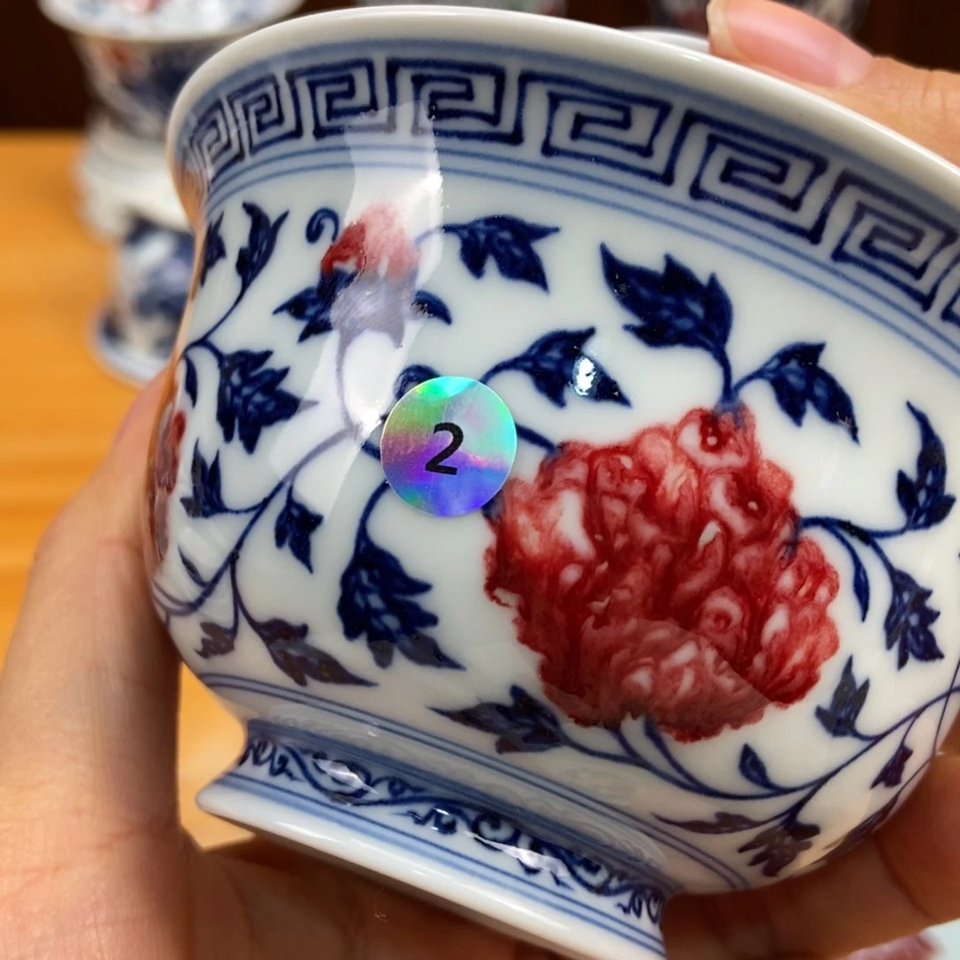 手绘现代茶具非古董