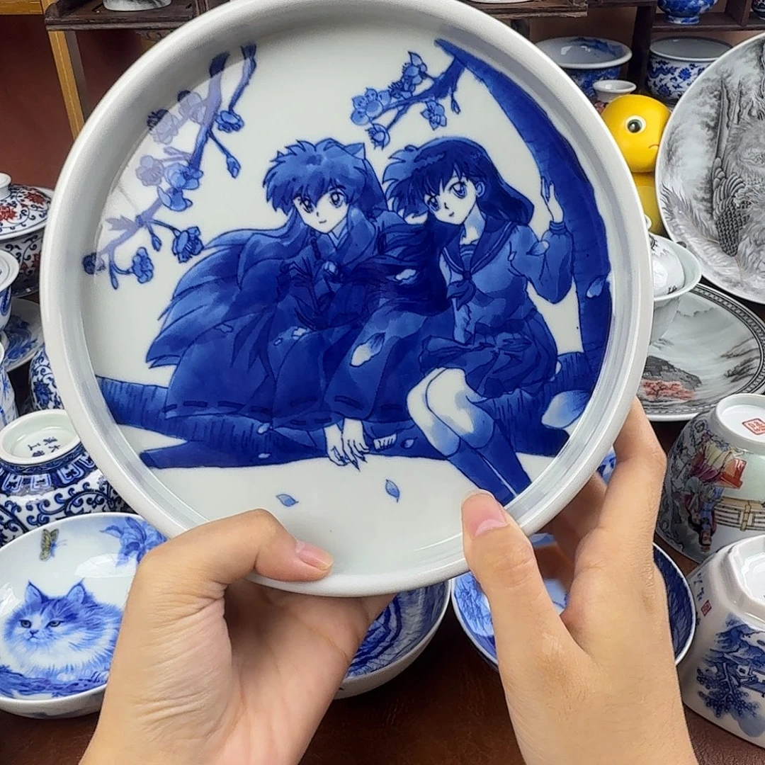 景德镇陶瓷手绘作品