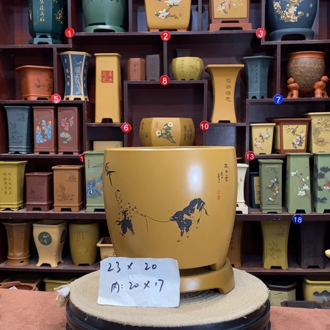 紫砂花盆紫砂艺术