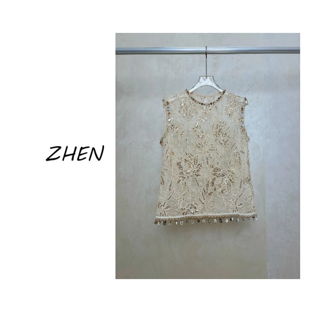 【ZHEN】25K00721 2025新款外套职场风小众设计师款马甲