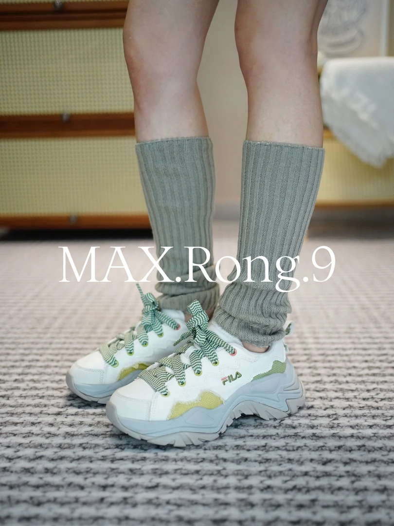 MAX.Rong.9主播同款 堆堆袜 中筒日系复古