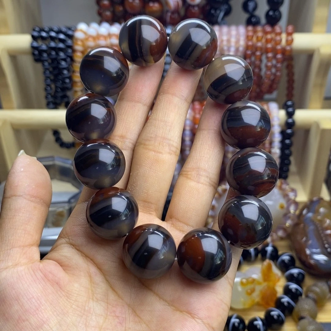 我***我玛瑙/玉髓手链未镶嵌