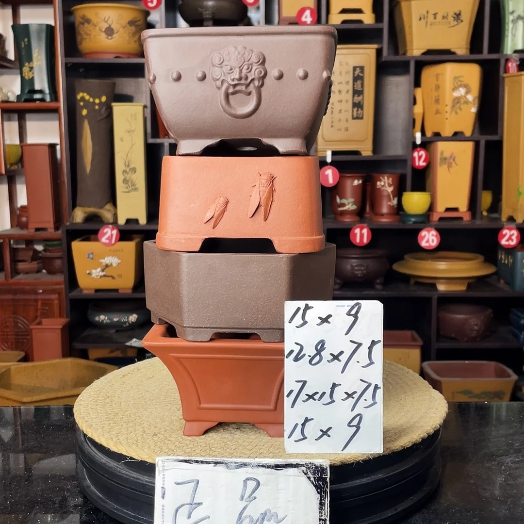 紫砂D-婉秋紫砂花盆