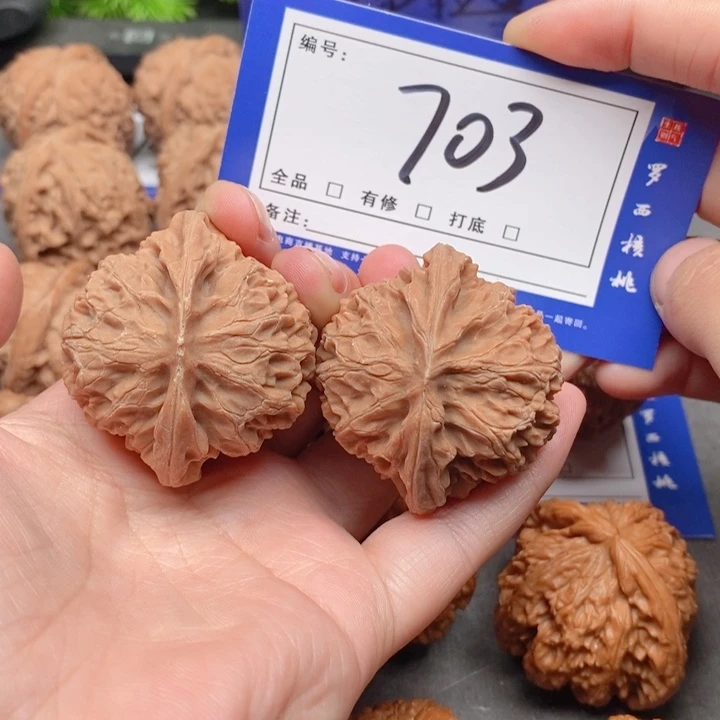 把件桃核胖*43宫灯703号牌