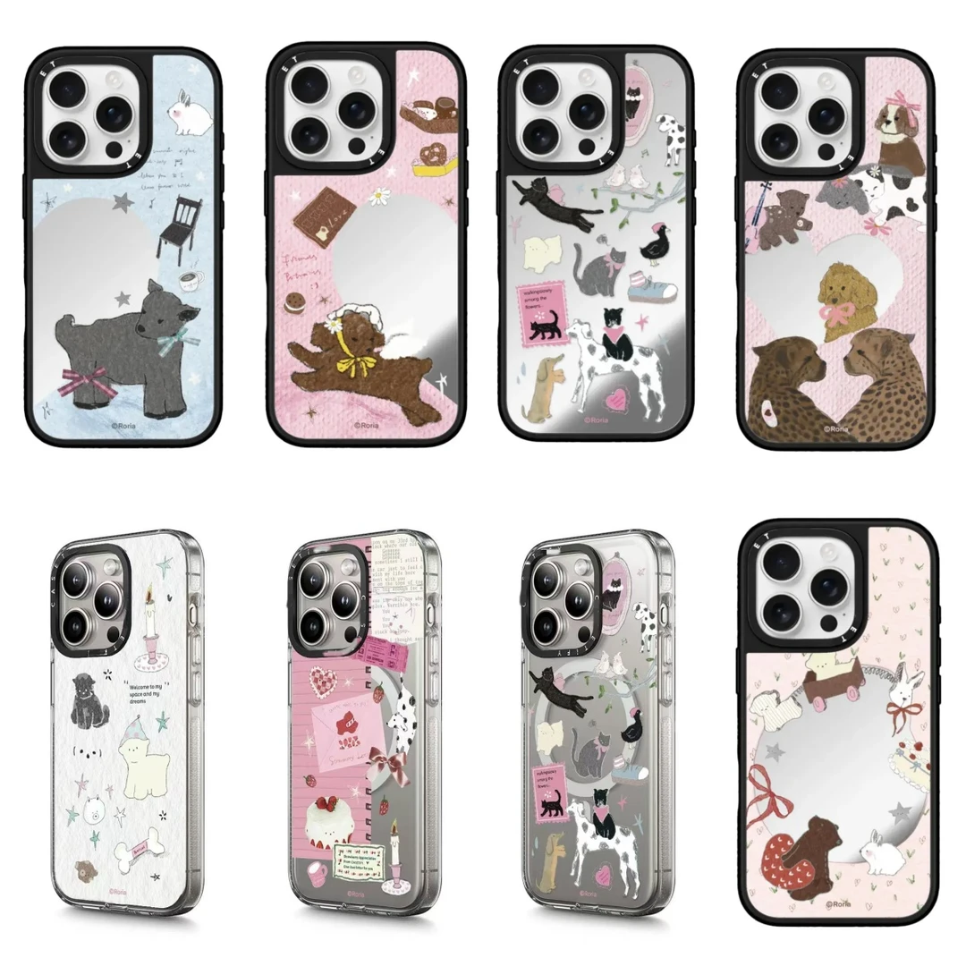 【新品Roria系列】镜面苹果手机壳适用于iphone16Promax/15/14