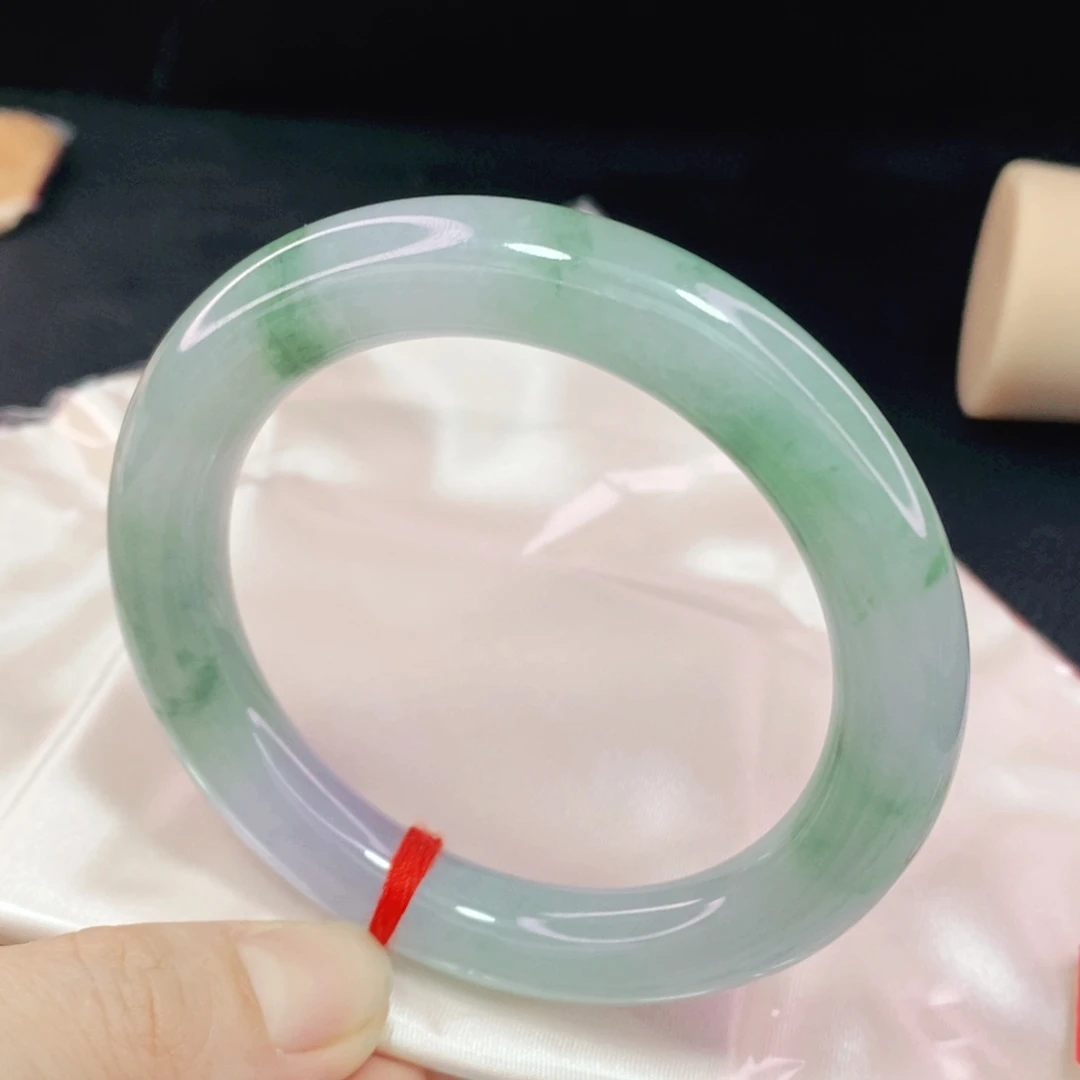 未镶嵌手镯翡翠58圆镯