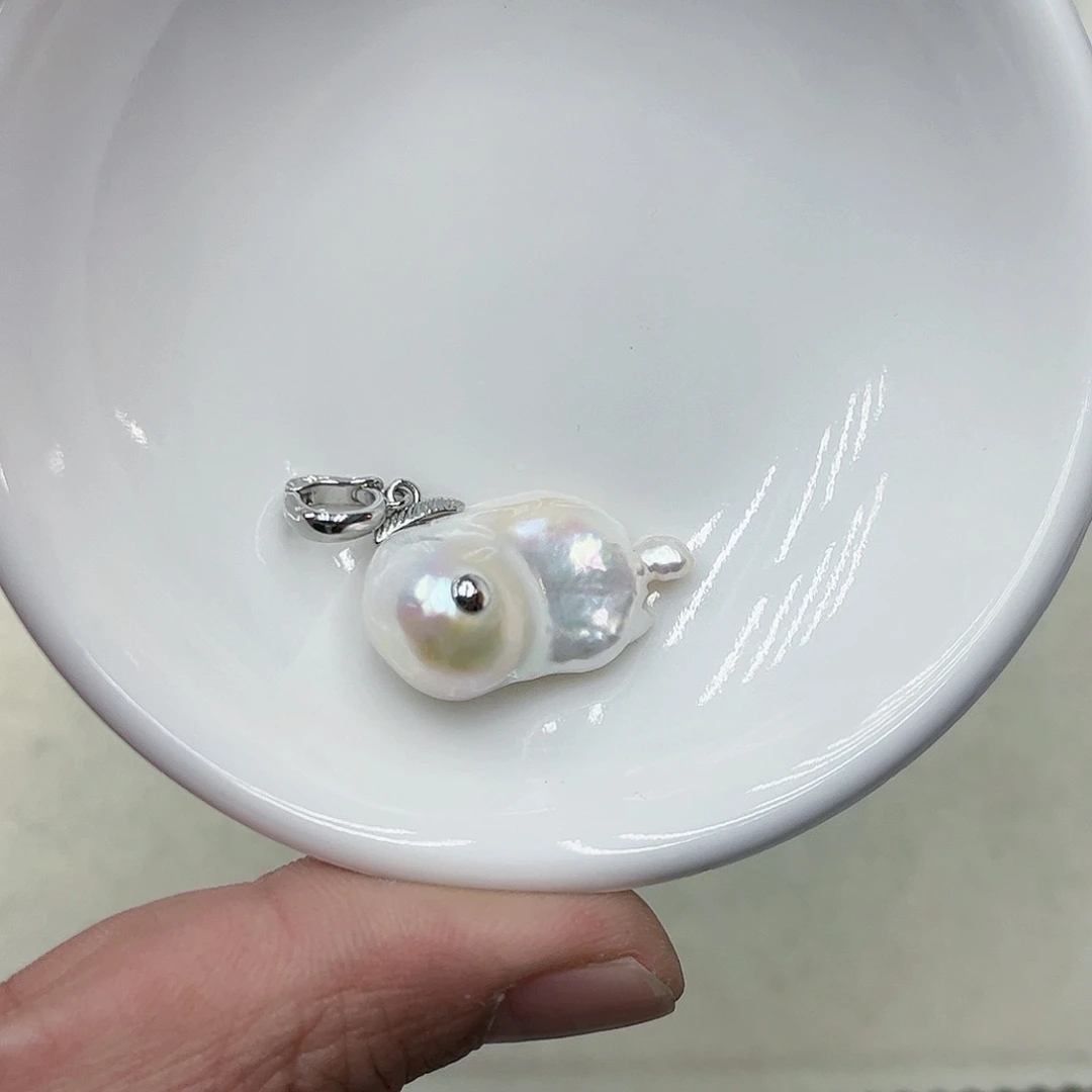 淡水珍珠吊坠(不含链)未镶嵌铃*铛12