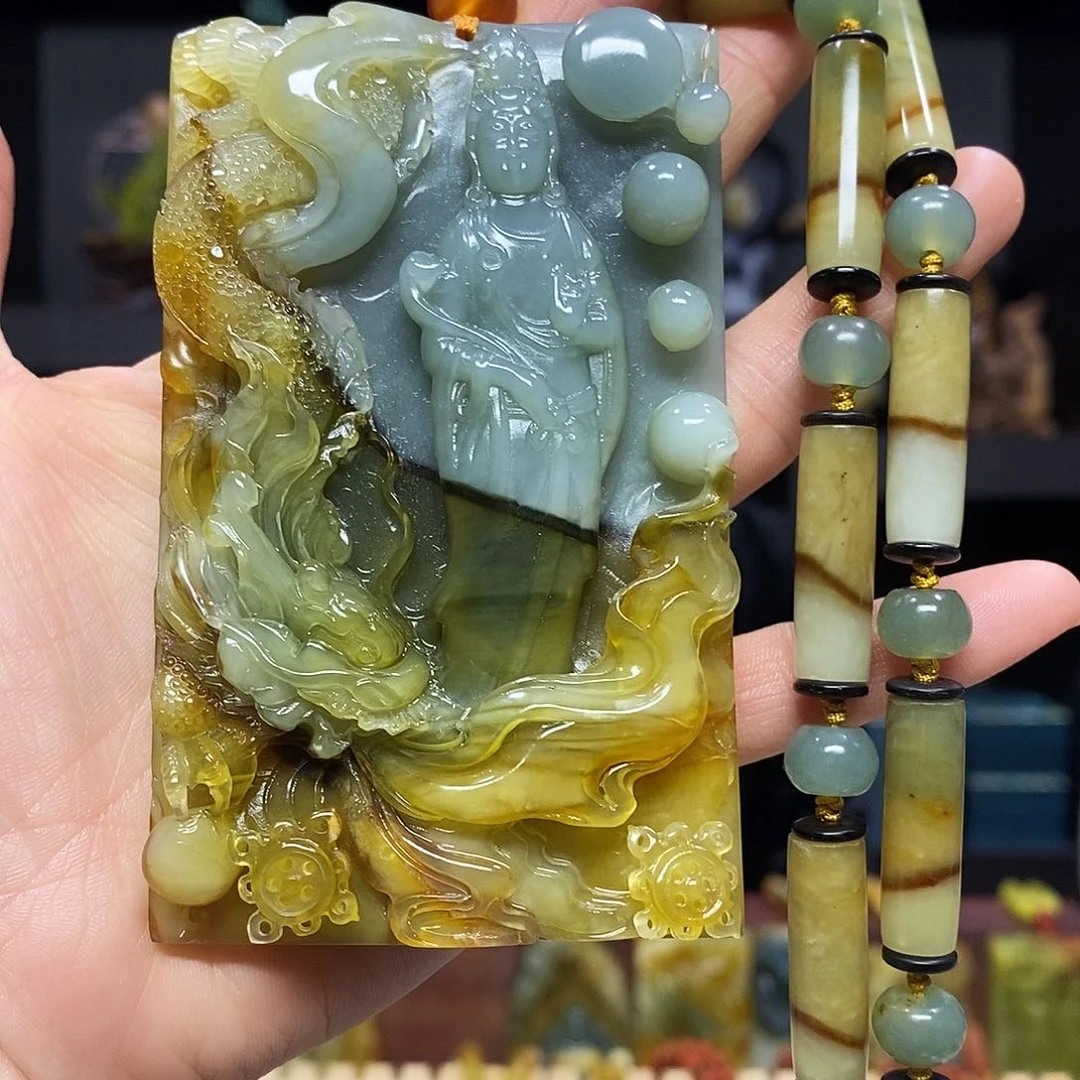 未镶嵌岫玉挂件挂件