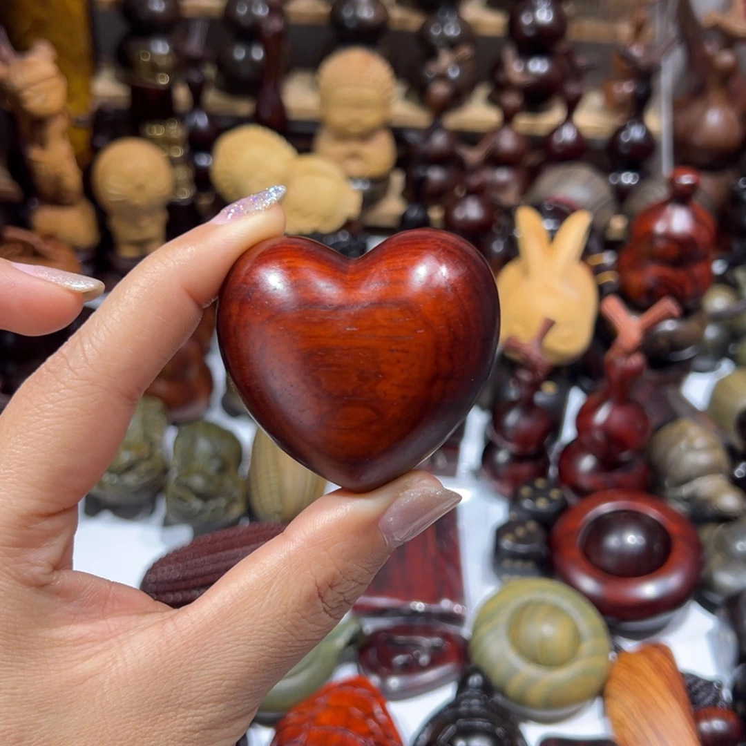 香榧木东非紫檀爱心