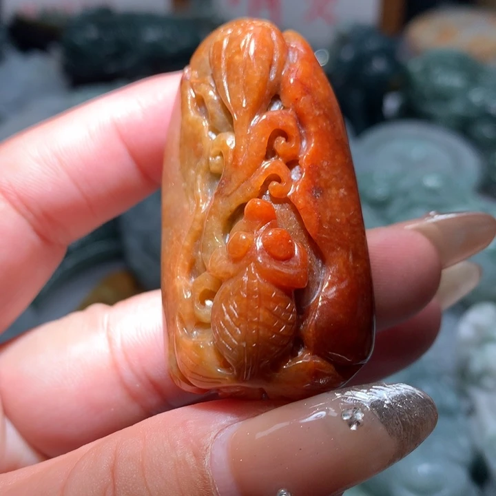 翡翠未镶嵌颈饰保真天然A货翡翠