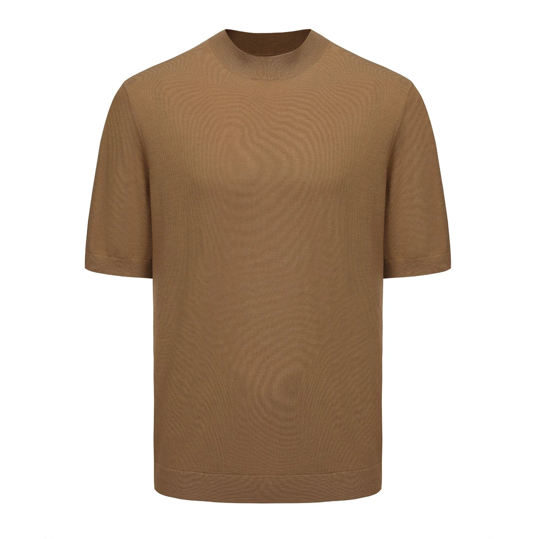 男装【可机洗美丽诺羊毛】Gentle Whisper威世勃100%羊毛T恤GW002