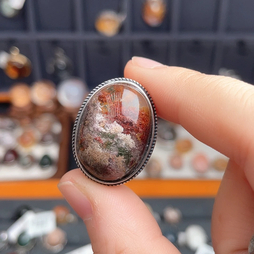 水晶颈饰银S925镶嵌婵*?