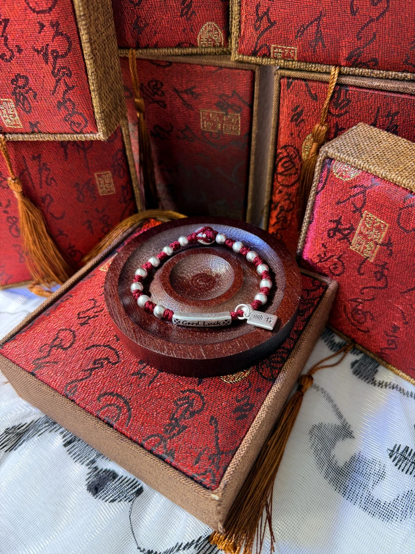 足银手镯 S193红绳子时尚百搭精美手镯手串手链YY