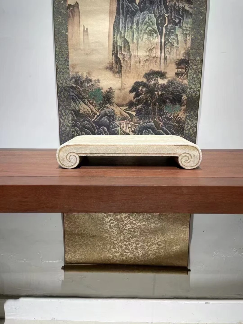 汉白玉石卷几，一物一图（退换运费自理）