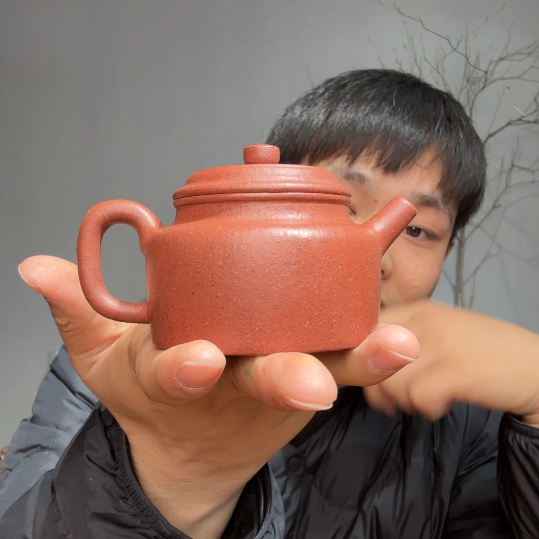 紫砂茶壶德钟桃花泥