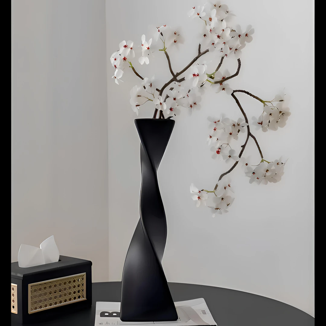 【新店福利】创意异形陶瓷花瓶摆件插花干花客厅家居装饰艺术桌面