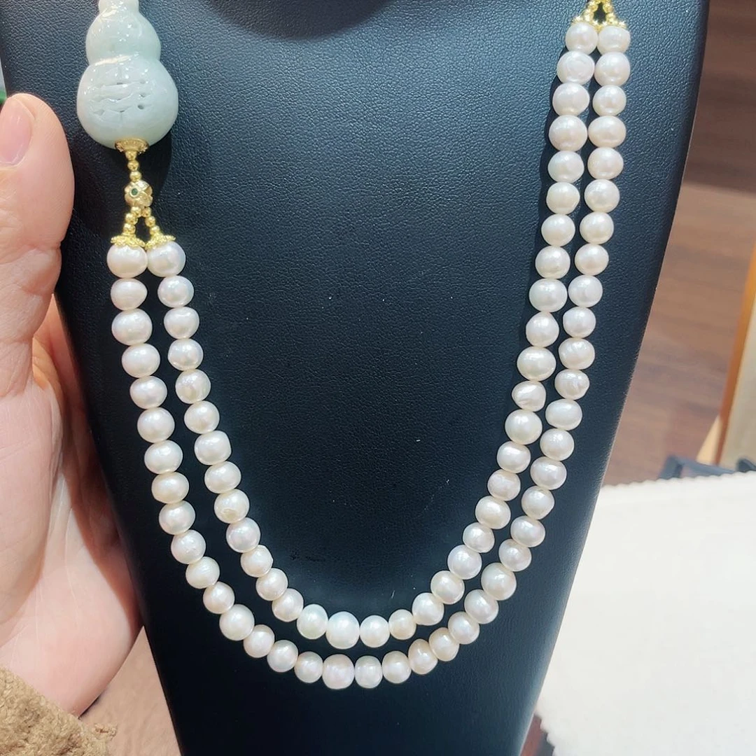 淡水珍珠颈饰未镶嵌项链