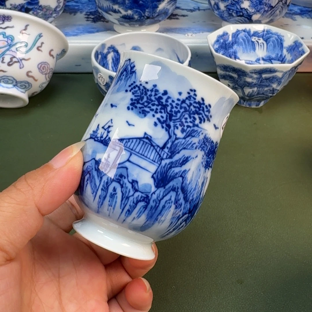 景德镇纯手绘茶具圆圆223