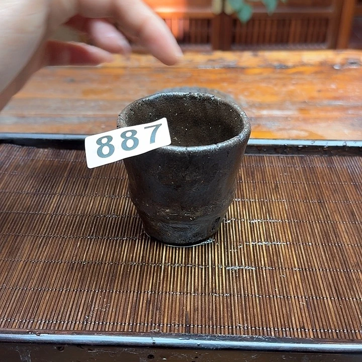 纯手工制作粗陶茶具