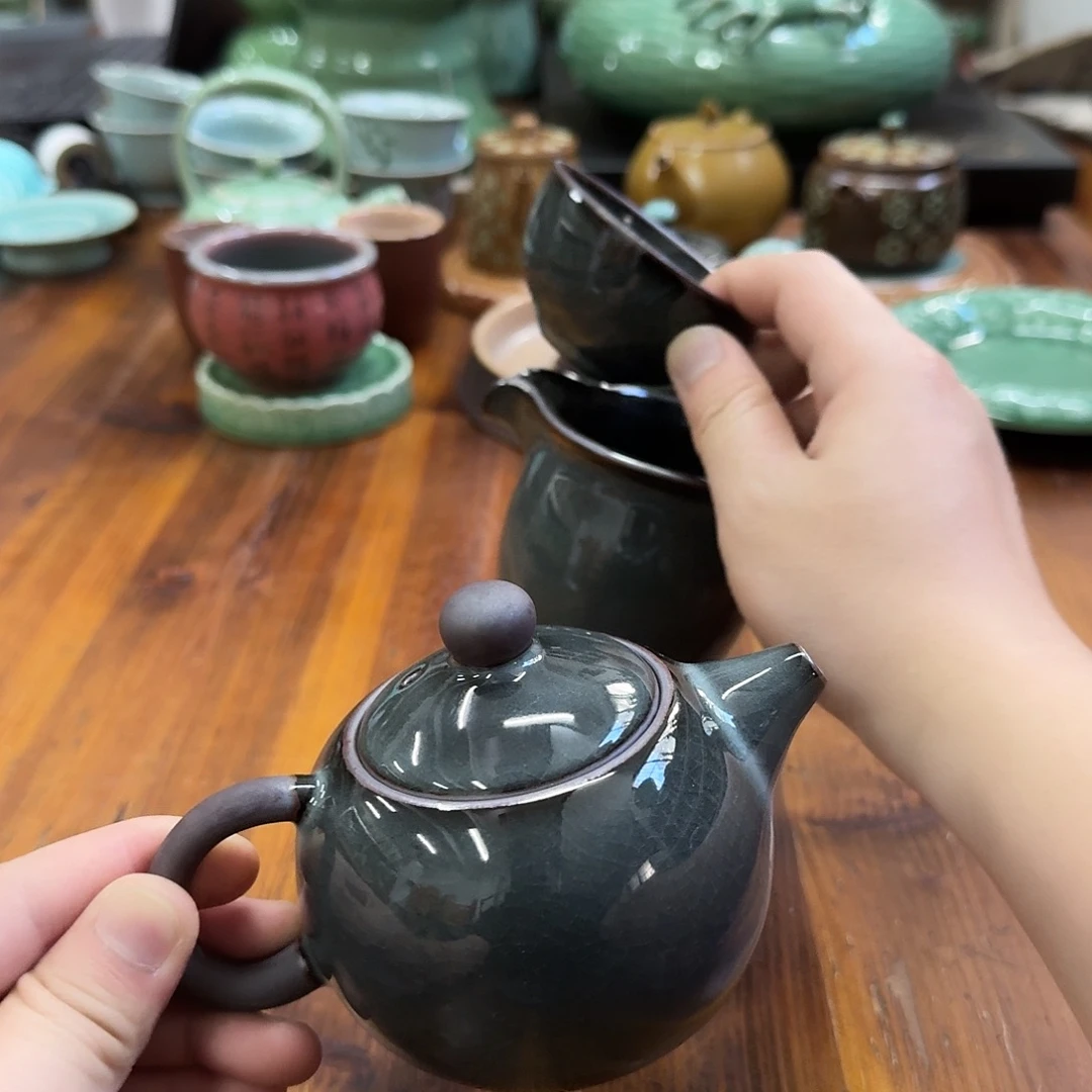 小仲青瓷茶器微瑕7833