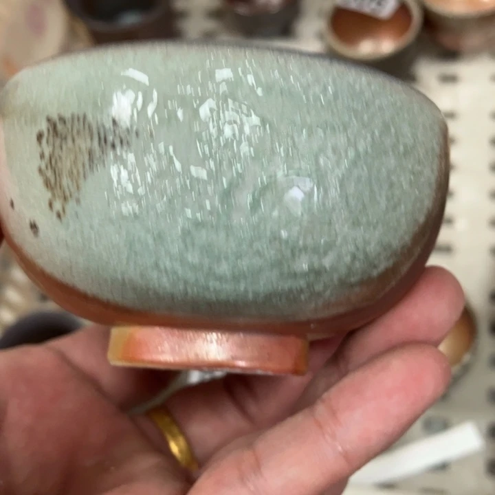 柴烧茶具茶杯大放漏