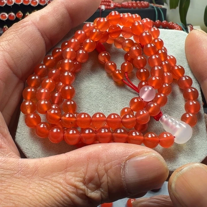 南红玛瑙天然原矿多圈6未镶嵌醉****游