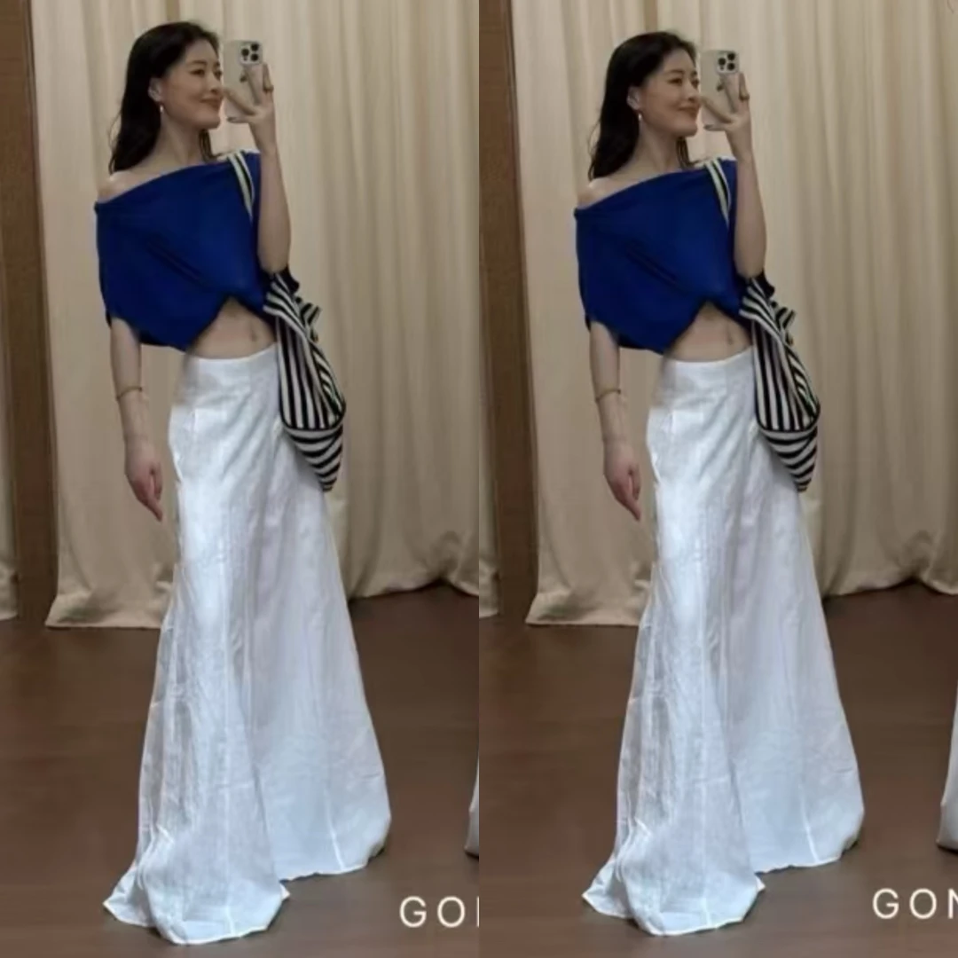 福秒-100的苎麻- 宽松休闲裙裤（657R0058-1#）VRNCEWEI