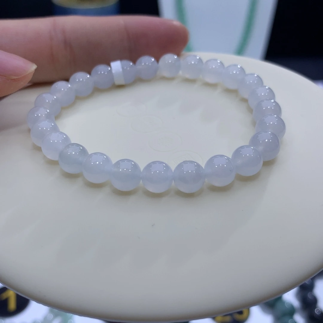 未镶嵌手链翡翠卡7.4