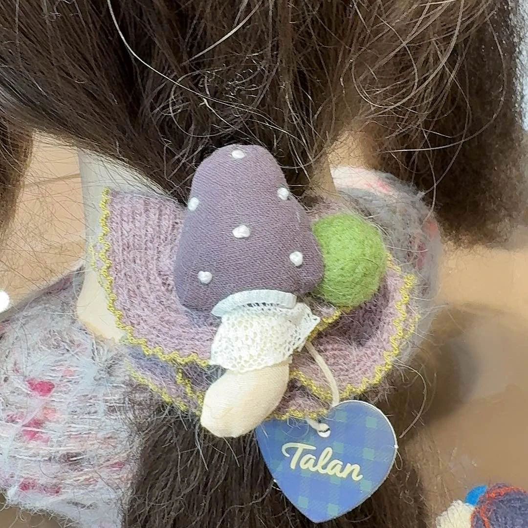 布艺铁合金毛线小发圈13