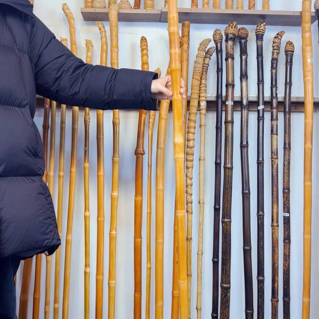 1697玉竹杖登山杖手持拐棍