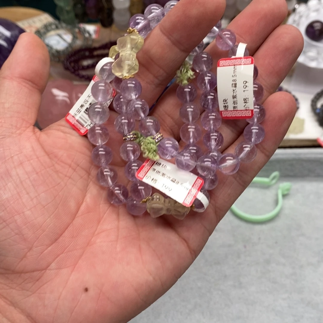 水晶手串未镶嵌多样性发一