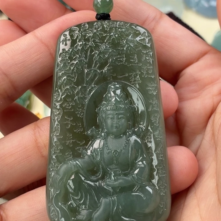 颈饰未镶嵌翡翠天然翡翠a货