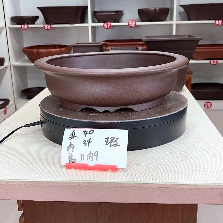 紫砂花盆O*浅圆一个